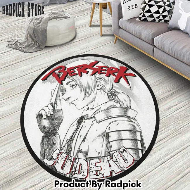 Judeau round rug custom berserk anime rug floor mats  rp5955221